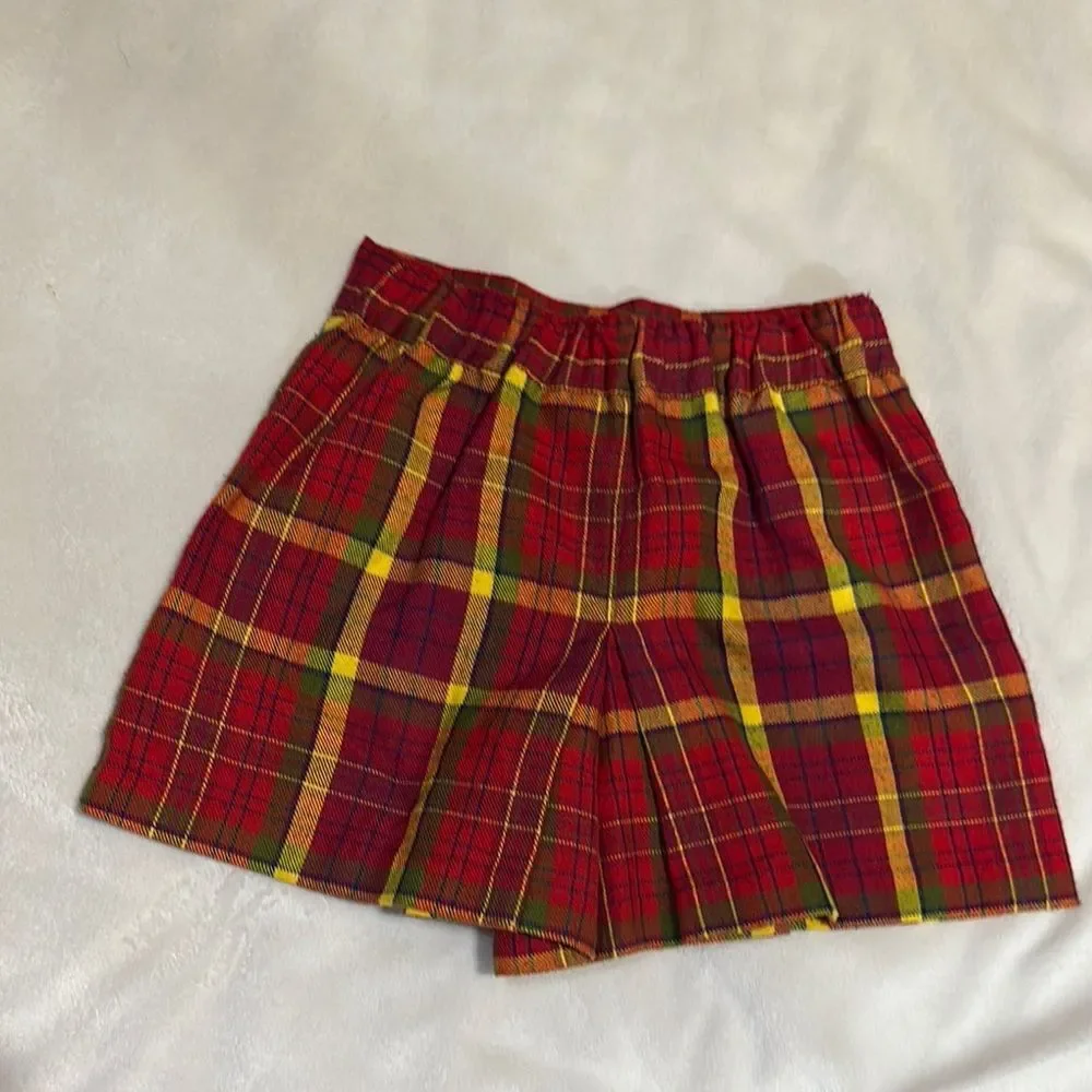 Vintage Gymboree Plaid skort EUC